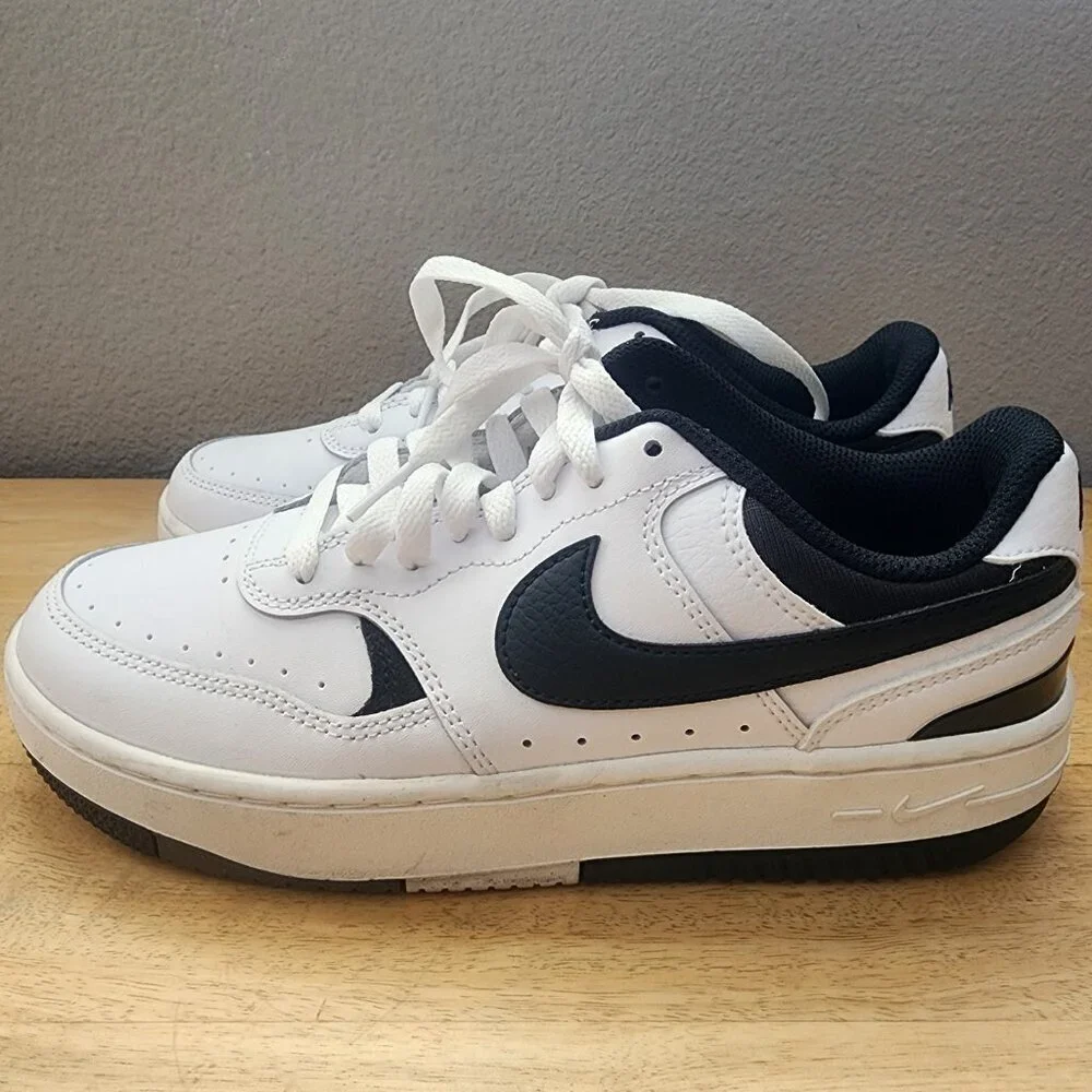 Nike Gamma Force White Black DX9176-100 Basketball Shoes Womens Sz 7